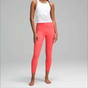 NWOT lululemon Align High-Rise Pant Leggings 25 in, size 4, in Pale Raspberry